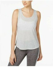 Womens Performance Tank Top Grey Whisper/Neon Orange Size XL IDEOLOGY $2... - £5.02 GBP