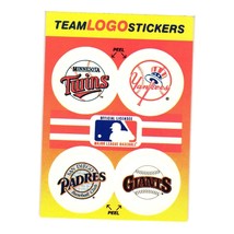 1991 Fleer #NNO Team Logo Stickers Baseball Twins Yankees Padres Giants - £1.56 GBP