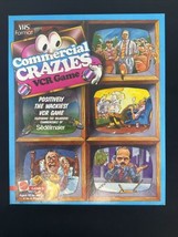 Vintage 1986 COMMERCIAL CRAZIES VCR VHS Game by Mattel *COMPLETE* - £14.89 GBP