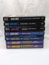 Lot Of (7) Star Trek The Next Generation Paperback Books 2 4 7 22 30 35 58 - $43.66 CAD