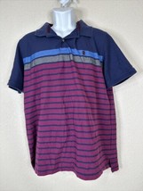 Izod Advantage Performance Men Size L 90&#39;s Retro Polo Shirt Short Sleeve - $6.75