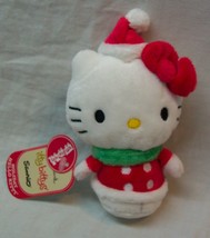 Hallmark Itty Bittys Sanrio Holiday Hello Kitty 5&quot; Plush Stuffed Toy New - £11.84 GBP