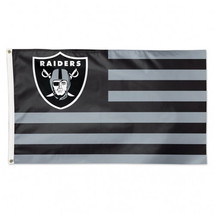 Las Vegas Raiders Flag 3x5 Deluxe Americana Design - $1,628.96 MXN