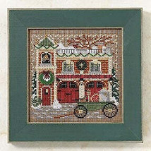 DIY Mill Hill Firehouse Christmas Counted Cross Stitch Kit - £17.54 GBP