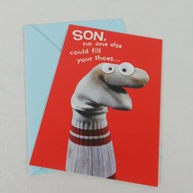 Happy Birthday Son Fill Shoes Greeting Card American Greetings Tender Th... - $3.00