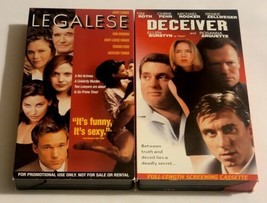 Legalese &amp; Deceiver (VHS Screener)  - £5.37 GBP