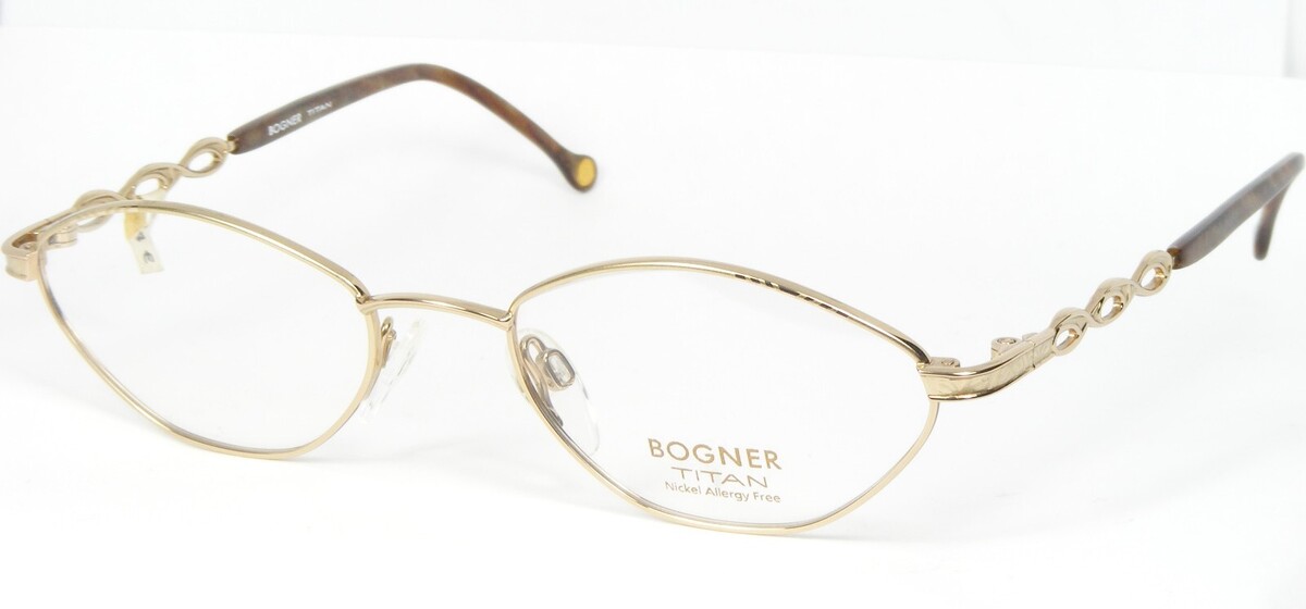 Vintage Bogner Titan 7551 20 Gold Einzigartig Brille Brillengestell 52-1... - $86.09