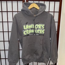 Men’s Hoodie Sweatshirt Graphic Gray Lawlors Crawlers Running Team - $9.90