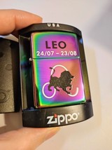 2005 Leo  Astrological  Spectrum Finish Zippo Lighter Choice Of Inserts - £41.04 GBP