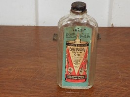 Vintage Ever-Ready Machine Oil 4 Ounce Empty Bottle - $47.52