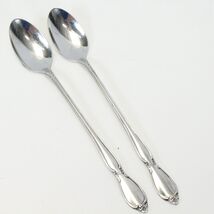 Oneida Chatelaine Iced Tea Spoons 7-5/8" Community Stainless  Lot of 2 - $4.89