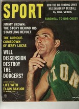 Jan 1960 Sport Magazine Bob Cousy Jim Brown Elgin Baylor - £11.86 GBP