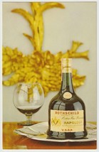 Rothschild Brandy France Vintage Advertising Postcard Unposted - $4.90