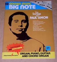Paul Simon Songbook The Songs Of Paul Simon Golden Music Big Note Vintag... - $49.08 CAD
