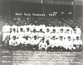 1927 NEW YORK YANKEES 8X10 TEAM PHOTO BASEBALL PICTURE NY WITH NAMES MLB - £3.90 GBP