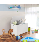 30 Inch Wood Storage Bench Toy Chest Bench Foot Rest Seat for Bedroom Li... - $111.95 CAD