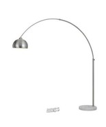 AF Lighting Orb Floor Lamp With Metal Globe Brushed Nickel Silver - $322.59 CAD
