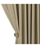 Anyhouz 300cm Khaki High Quality Modern Wool Velvet Blackout Curtains fo... - £181.29 GBP