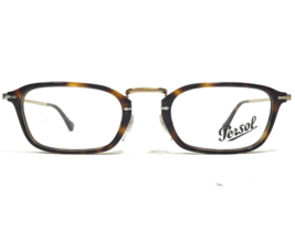 Persol Eyeglasses Frames 3044-V 24 Tortoise Gold Rectangular Full Rim 50... - £87.59 GBP