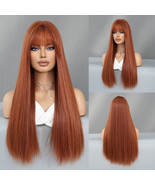 Long straight hair highlights European and American women fashion wig - €40,23 EUR