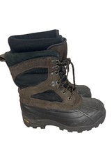 LaCrosse Mens Outpost II Pac Boot Size 8 Lined Black Brown 600201 - £21.08 GBP