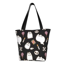 Cats And Ghosts Ladies Casual Shoulder Tote Shopping Bag - £19.58 GBP