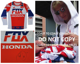 Chase Sexton Supercross Motocross signed Fox Honda Jersey COA proof autographed - £272.65 GBP