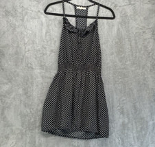 Derek Heart Black White Polka Dot Dress Size M - £10.29 GBP