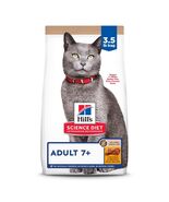 BestBy12/25 Hill&#39;s Science Diet Adult 7+ Dry Cat Food Chicken Brown Rice... - $393.74 MXN