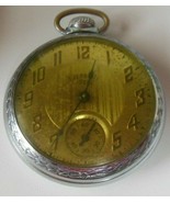 Vintage Everbrite Ideal Mechanical Wind-Up Pocket Watch - $206.03 CAD