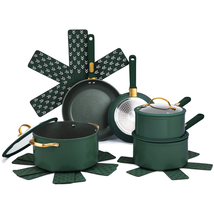 12-Piece Non-Stick Granite Collection Cookware Set, Pots and Pans Set - ... - €119,42 EUR