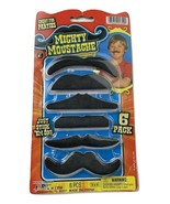 Mighty Moustache Stick Em On JA-RU - Fake Mustaches - 6 Pack Halloween P... - $6.96