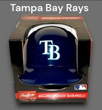 Tampa Bay Rays Mini Baseball Batting Helmet w/ Display Stand &amp; Marker - £23.26 GBP