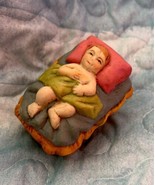 Vintage Replacement Ceramic Nativity Scene Set Baby Jesus Figurine Hand ... - $14.95