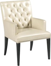Arm Chair WOODBRIDGE Squared Back Square Slate Black Gray Hardwood Upholstery - £1,783.44 GBP