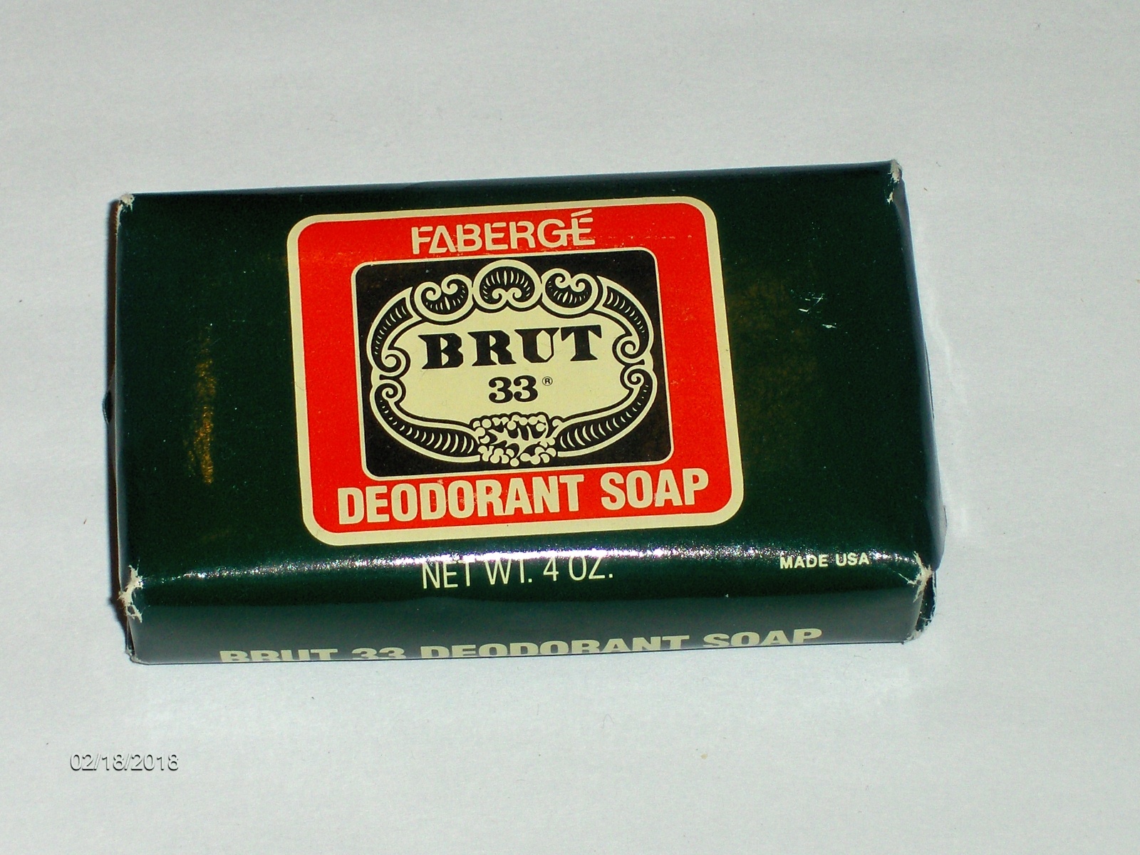 Faberge Brut 33 deodorant soap 4 oz Vintage - $14.99