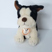 Golden Bear Co Boston Terrier Puppy Dog Plush Stuffed Animal 7&quot; With Tag - £15.45 GBP