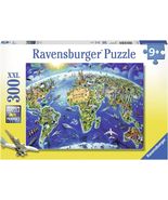 NEW Ravensburger Jigsaw Puzzle 300 XXL Pieces 13227 World Landmarks Map - $337.19 MXN