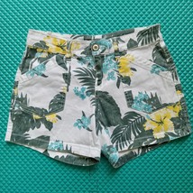 Supplies Womens Shorts Size 6 All Over Tropical Floral Print Casual Comfort - £14.48 GBP