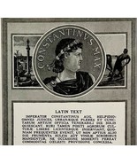 1935 Constantine the Great Proclaims Sunday Law Sabbath Religious Print ... - $56.24 CAD