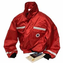 NWT Mustang Survival Classic Flotation Bomber Jacket XL Red New With Tags MJ6214 - £253.72 GBP