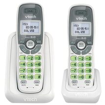 VTech DECT 6.0 2-Handset Cordless Caller ID Phone, White - €42,30 EUR