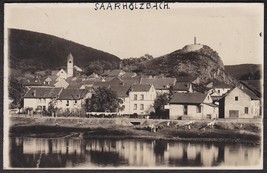 Saarhlzbach (Mettlach), Germany RPPC 1935 - Town View Real Photo Postcard - £13.91 GBP