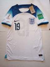 Mason Mount England 2022 World Cup Qatar Match Slim Fit White Home Soccer Jersey - £78.66 GBP