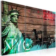 Tiptophomedecor Stretched Canvas Wall Art  - Nyc Collage Ii - Stretched &amp; Framed - £79.92 GBP+