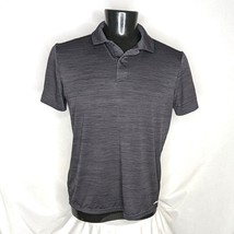 Men&#39;s Polo Shirt Tek Gear Golf Shirt for Men Charcoal Large - £7.61 GBP