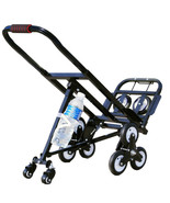 1 PC Black Carbon Steel Climbing Stairs Moving Hand Truck Folding Cart H... - $226.94 CAD