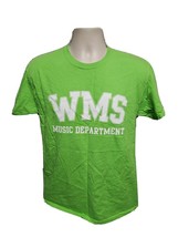 WMS Music Department Adult Medium Green TShirt - £11.62 GBP