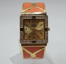 Gruen Embassy Ladies Analog Quartz Cuff Bracelet Watch New Battery - $28.50