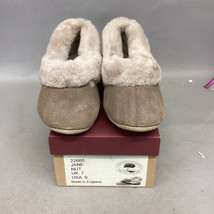 Draper of Glastonbury Sheepskin Jane House Slippers - Nut #22660 - 9 - NIB - $34.64